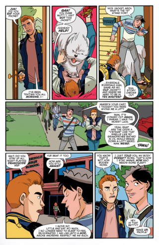 Illustration for article titled Chip Zdarsky and Erica Henderson think Jughead’s dream date is himself (plus food)